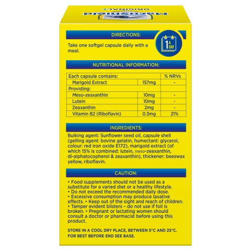 MacuShield ConfettiWOW – lutéine et zéaxanthine issues de la fleur de souci