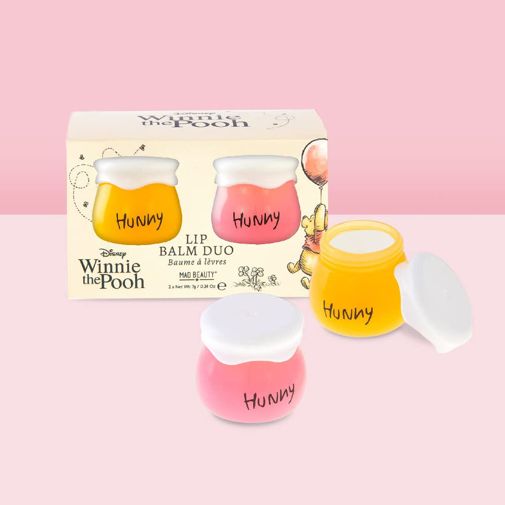 MAD Beauty baume lèvres pot miel Winnie l’Ourson, parfum vanille pour rituel hydratant