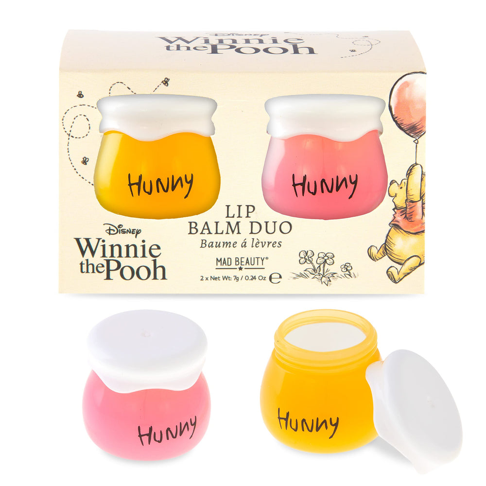 MAD Beauty baume lèvres Winnie l’Ourson en pot miel, parfum vanille, hydratation quotidienne