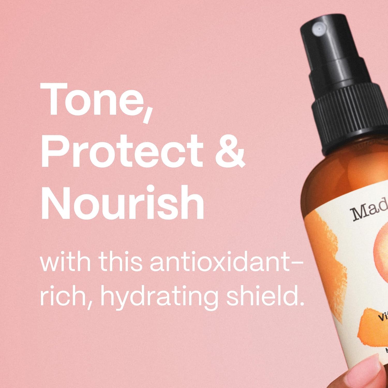 Retouche en journée avec la brume tonique vitamine C Mad Hippie