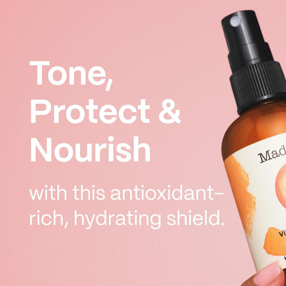 Retouche en journée avec la brume tonique vitamine C Mad Hippie