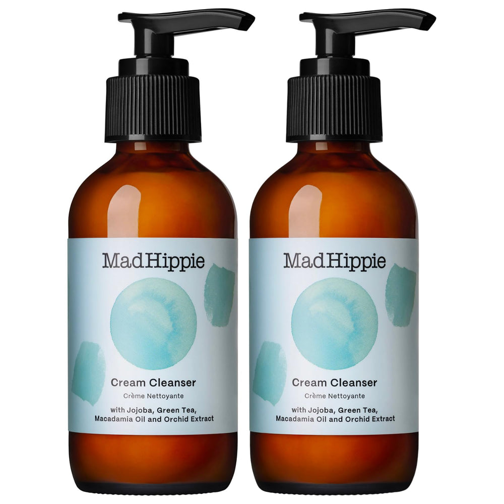 Mad Hippie crème nettoyante 2-pack: texture douce qui respecte la barrière cutanée.