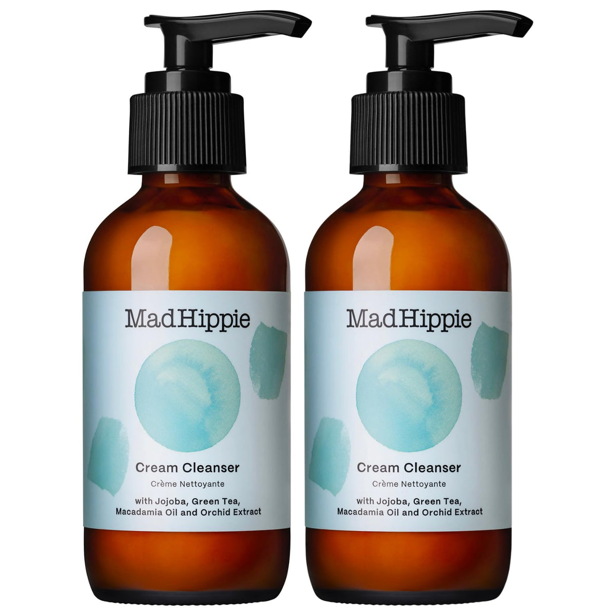 Mad Hippie crème nettoyante 2-pack: texture douce qui respecte la barrière cutanée.