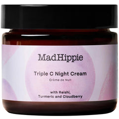 Mad Hippie Crème de Nuit Triple C : flacon élégant pour hydrater la peau pendant la nuit.