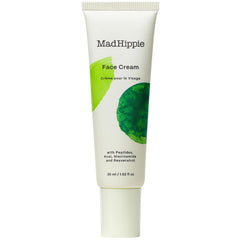 Mad Hippie Crème Visage: bouteille élégante pour hydratation quotidienne et douceur.