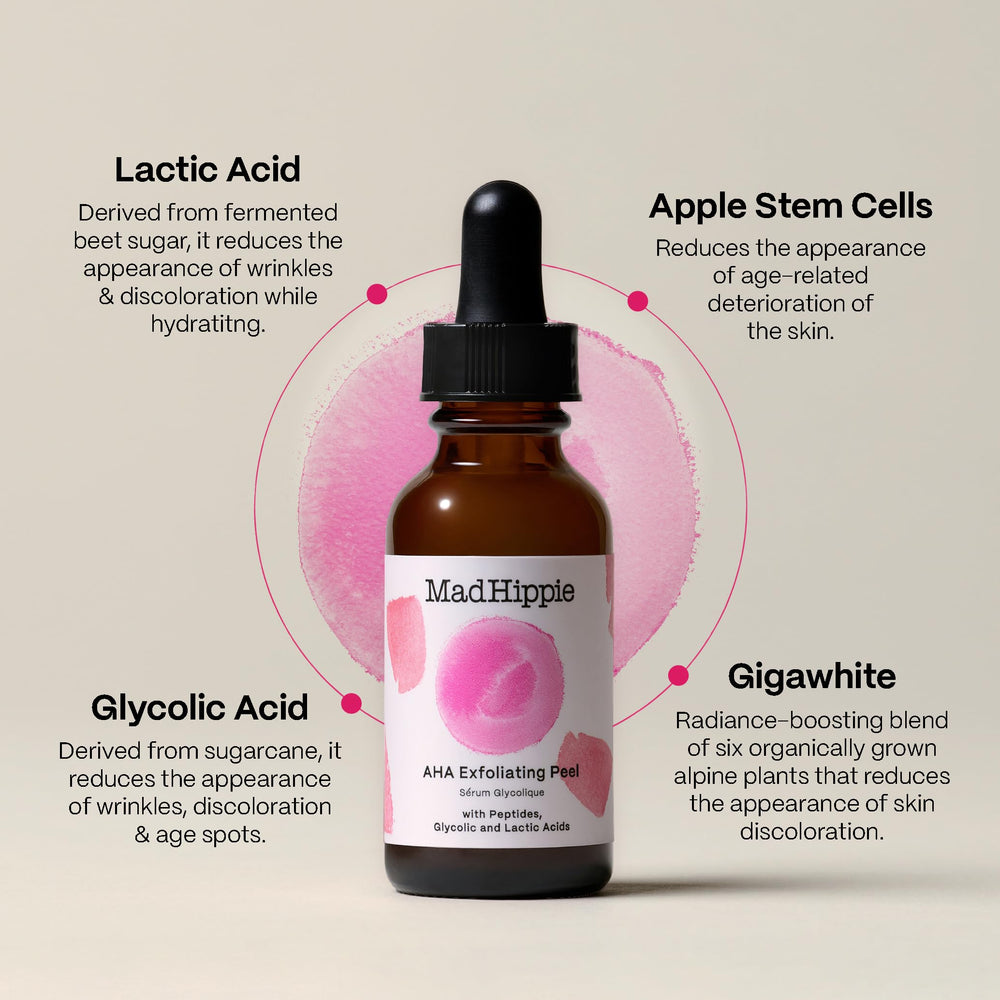 Mad Hippie Peel – acide hyaluronique pour hydratation profonde