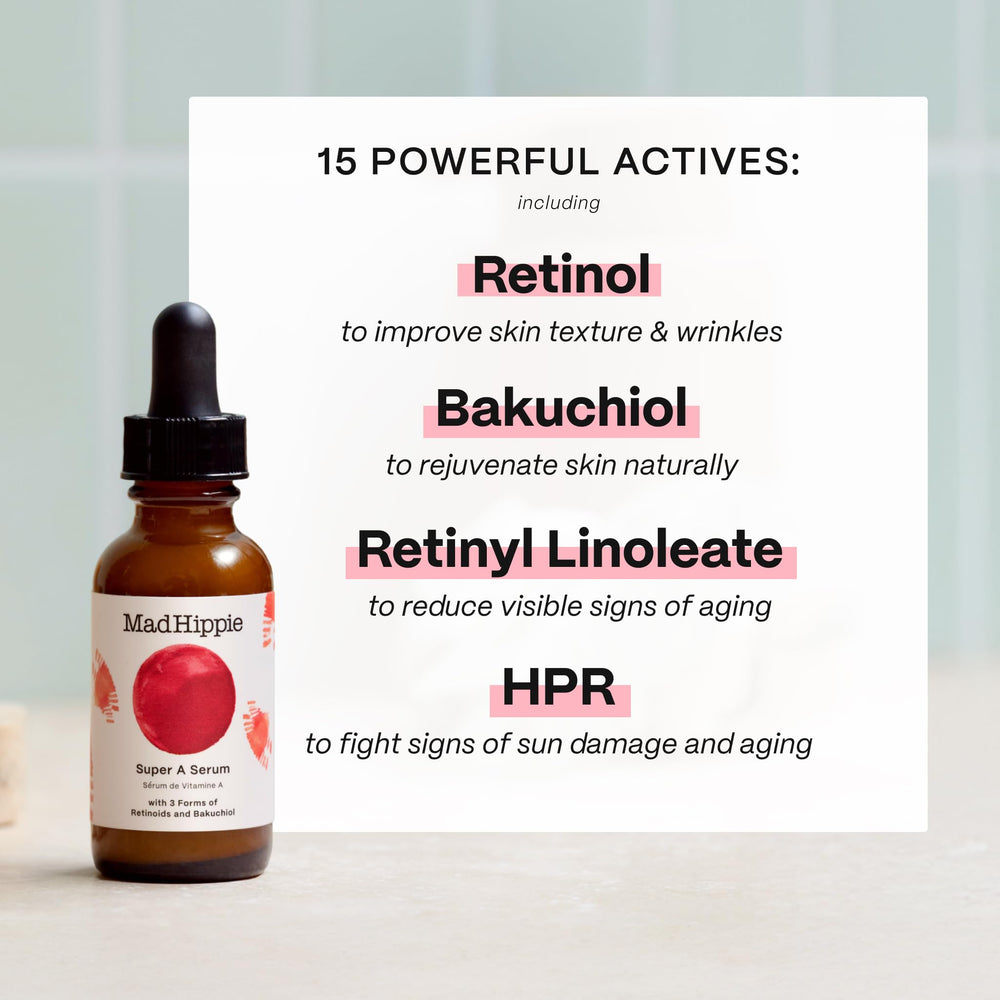 Mad Hippie Sérum Visage Hyaluronique, hydratation en profondeur et peau repulpée.