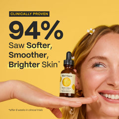 Sérum vitamine C de Mad Hippie en flacon pour teint lumineux.