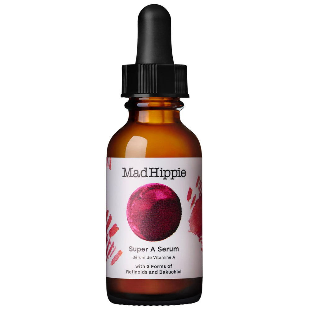 Mad Hippie sérum visage avec pompe, texture légère et absorption rapide.