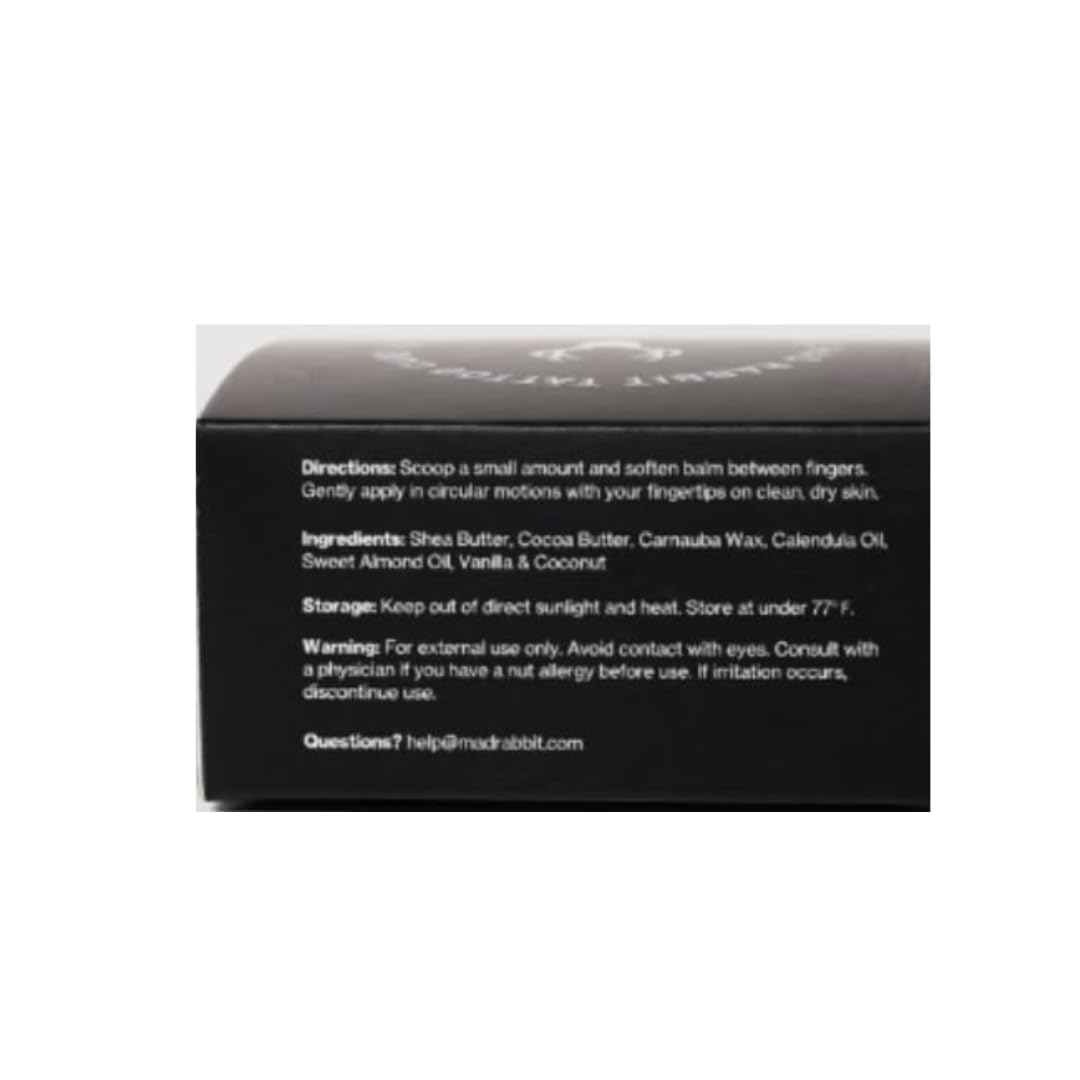 Mad Rabbit Tattoo Balm Soin quotidien : usage simple et hydratation continue.