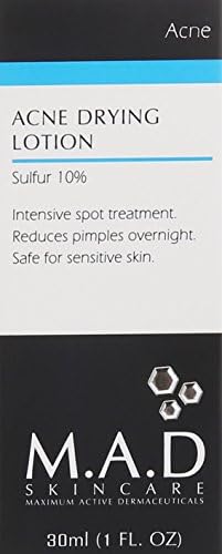 Texture gel de M.A.D Skincare Acne Drying Lotion, application précise et absorption rapide