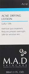 Texture gel de M.A.D Skincare Acne Drying Lotion, application précise et absorption rapide