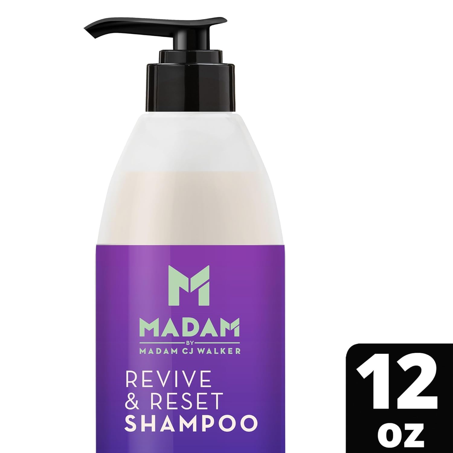 MADAM Revive & Reset Shampoing – emballage élégant et recyclable.
