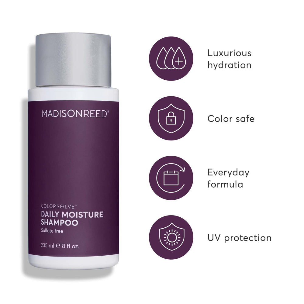 Madison Reed Colorsolve: texture mousseuse révélant douceur et brillance.