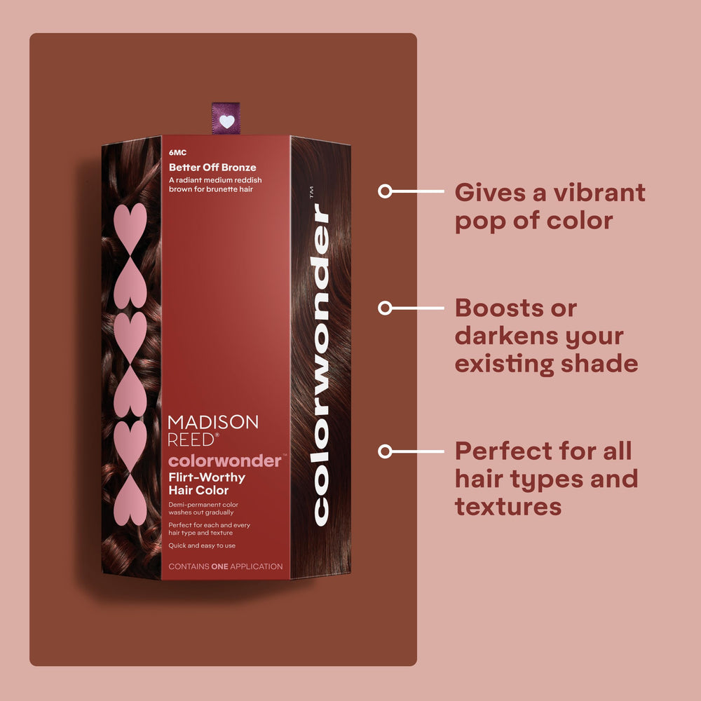 Colorwonder Madison Reed kératine et argan, cheveux nourris et brillants