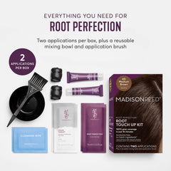 Cre8me colorante Madison Reed prête e0 le9 application pour retouche précise