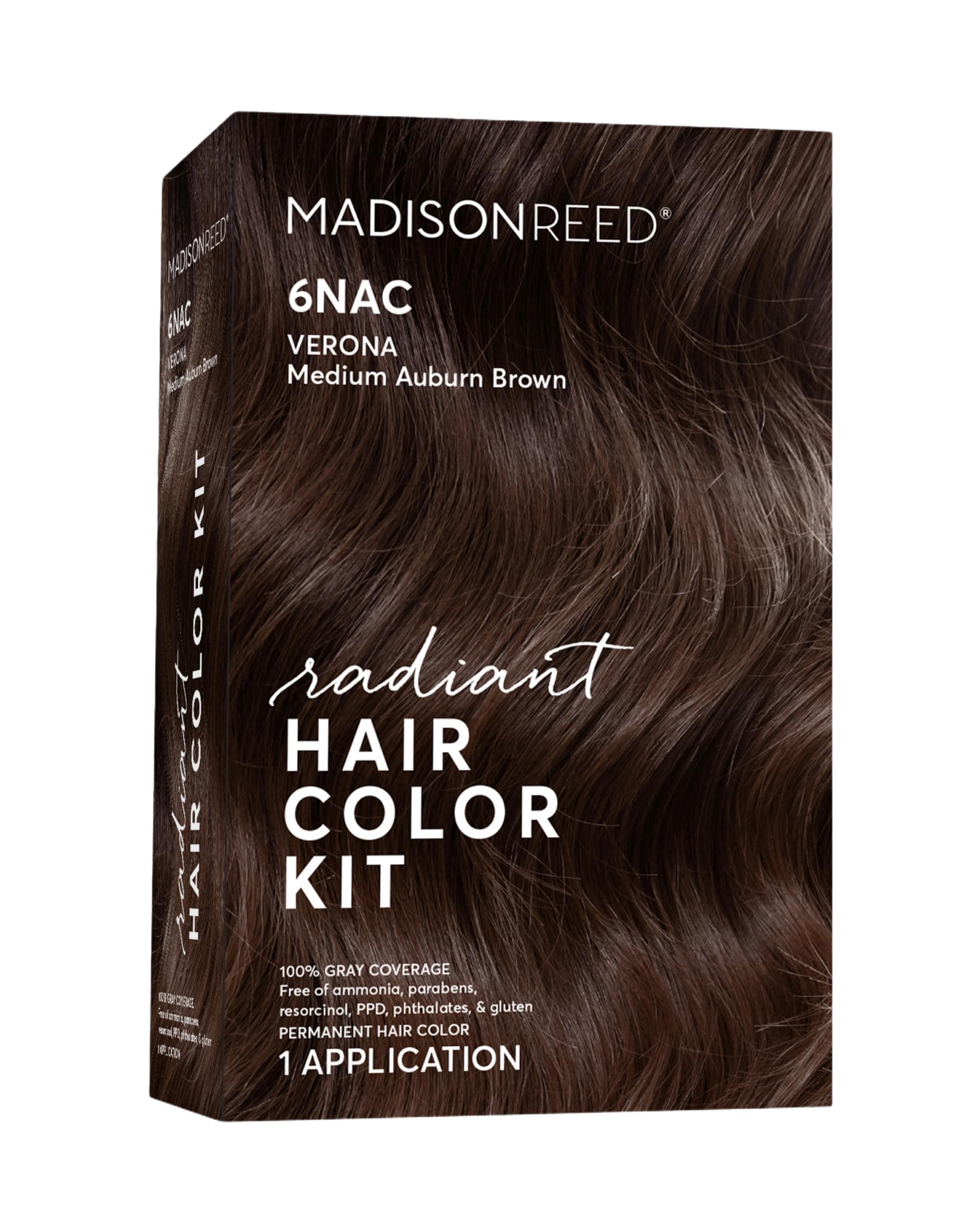 Madison Reed Radiant Color Kit Verona 6NAC boîtage prêt pour coloration à domicile