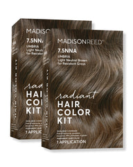 Kit colorant Madison Reed Radiant, crème colorante, couverture des gris et couleur durable