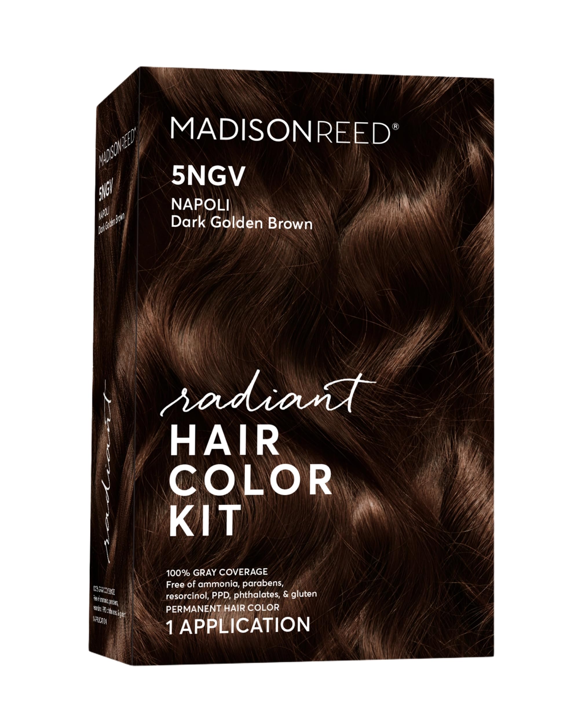 Kit Coloration Radiant Madison Reed – étui pratique pour coloration à domicile.