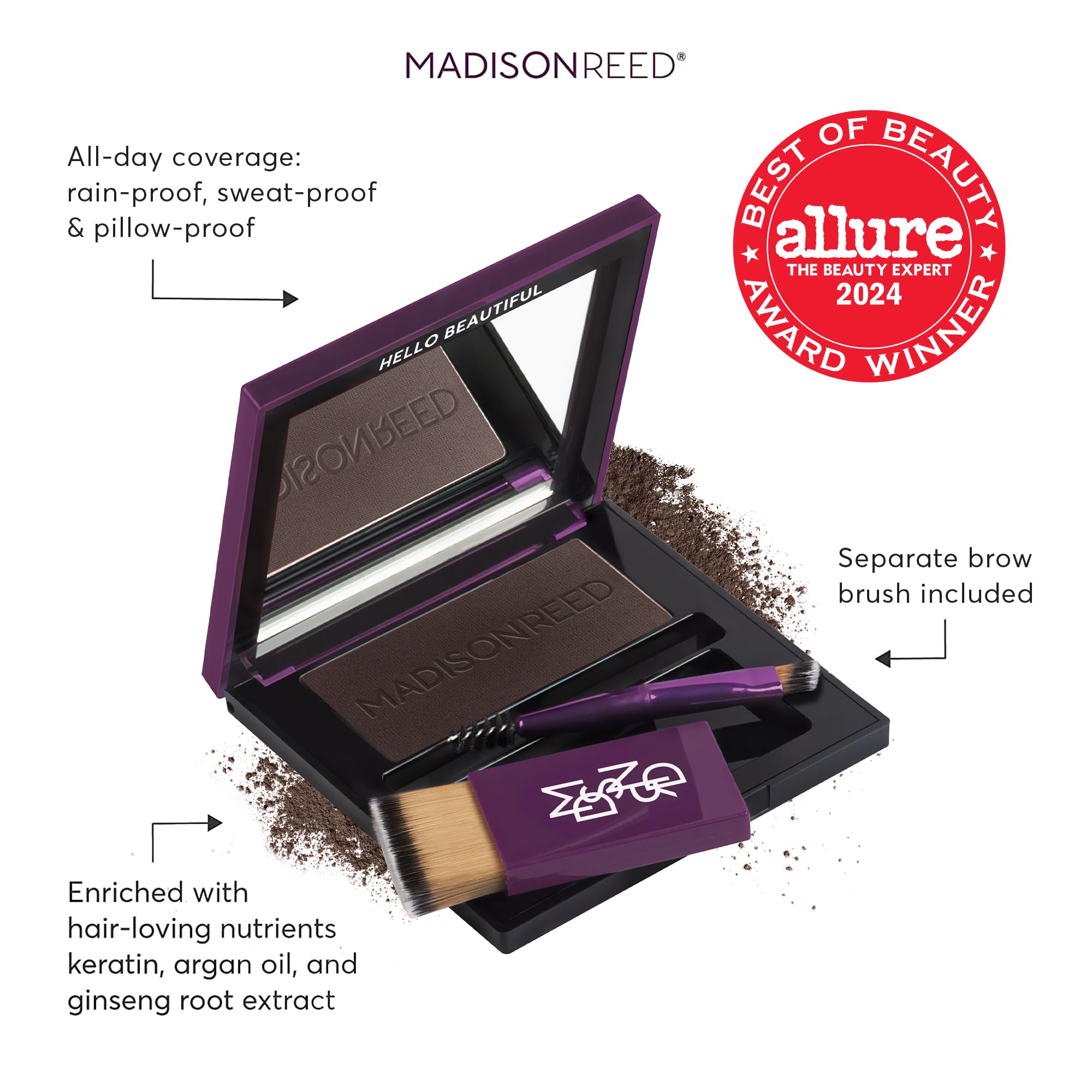 Madison Reed remplisseur sourcils ombre-dark-brown pour sourcils définis.