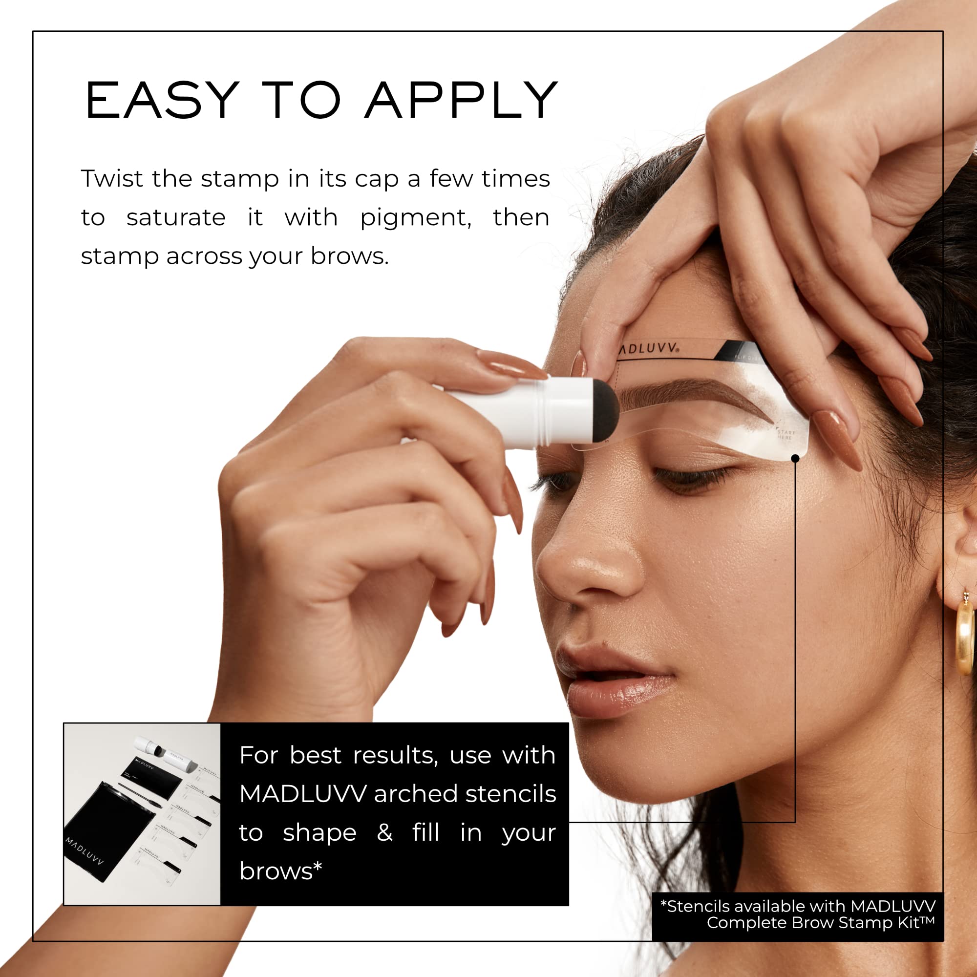 MADLUVV barbe brunette remplissage ciblé des zones clairsemées.