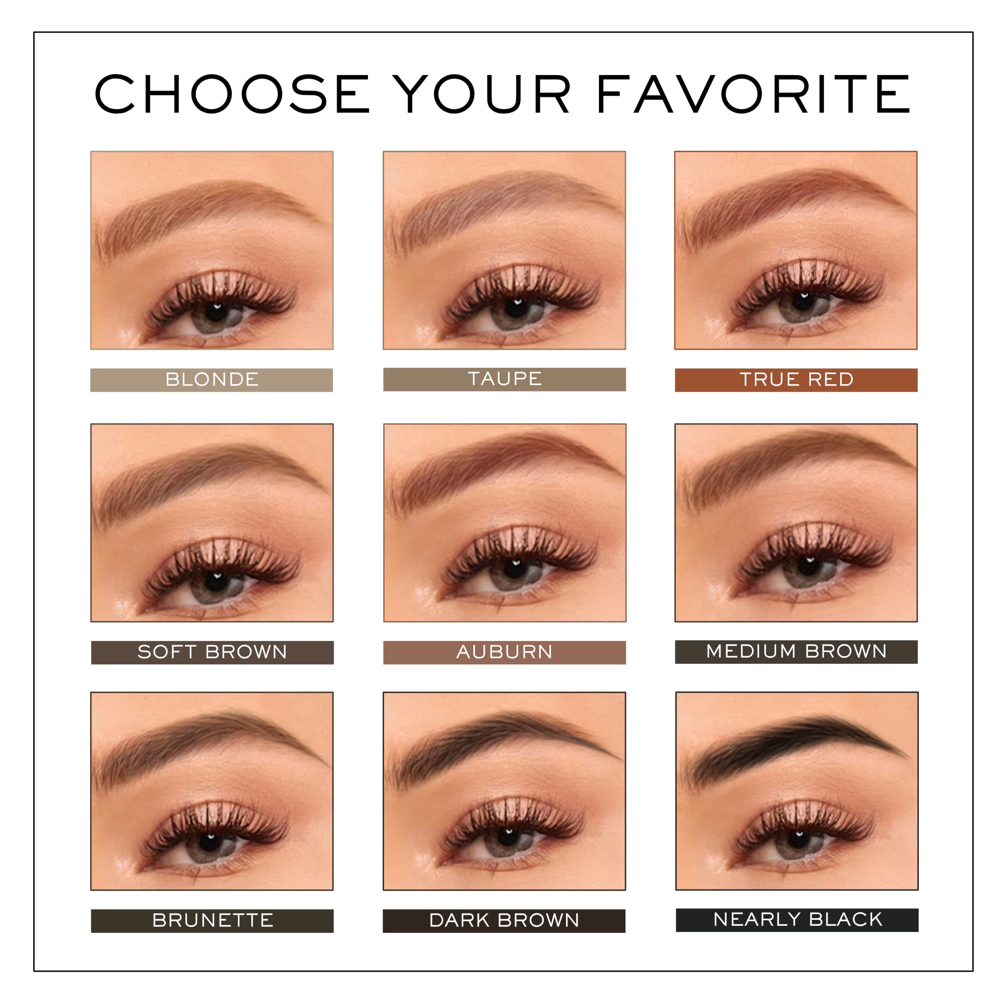 MADLUVV Brow Stamp: finition mate naturelle sans effet gras.