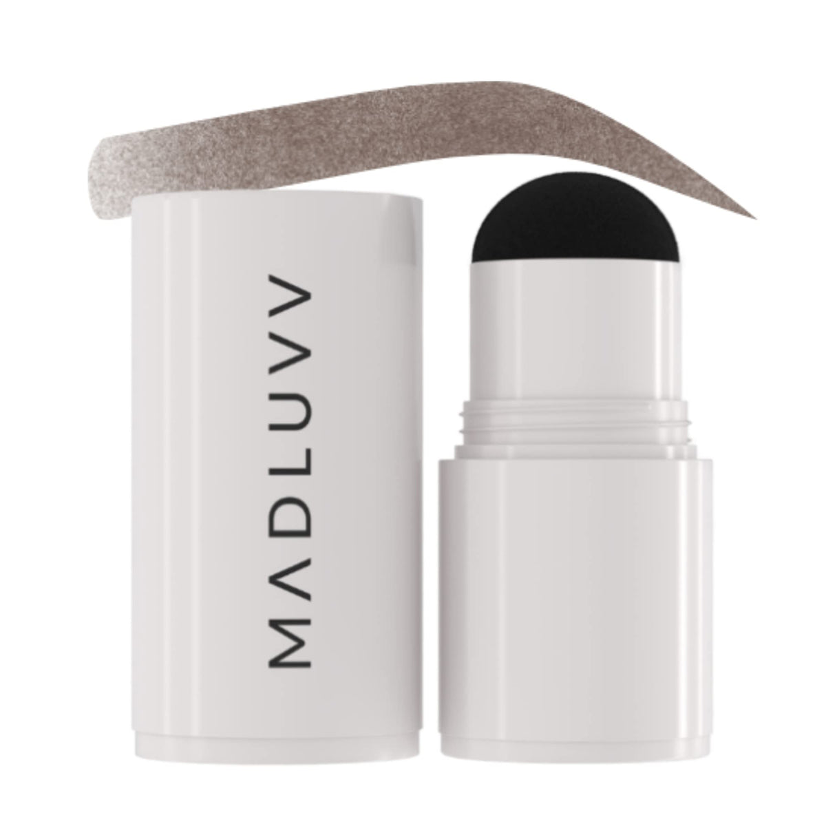 MADLUVV tampon couleur sourcils brunette : couverture rapide des cheveux gris.