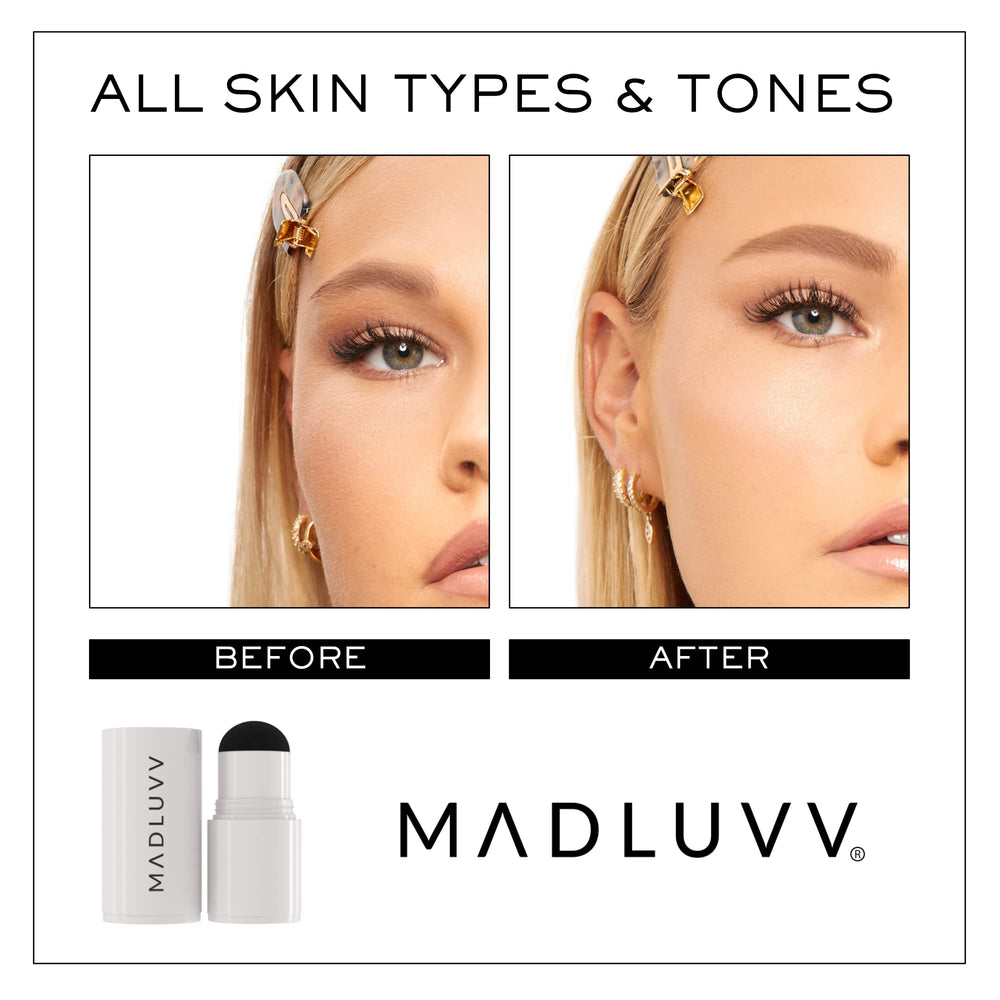 MADLUVV tampon couleur cheveux gris recharge blond pour couverture des cheveux gris.