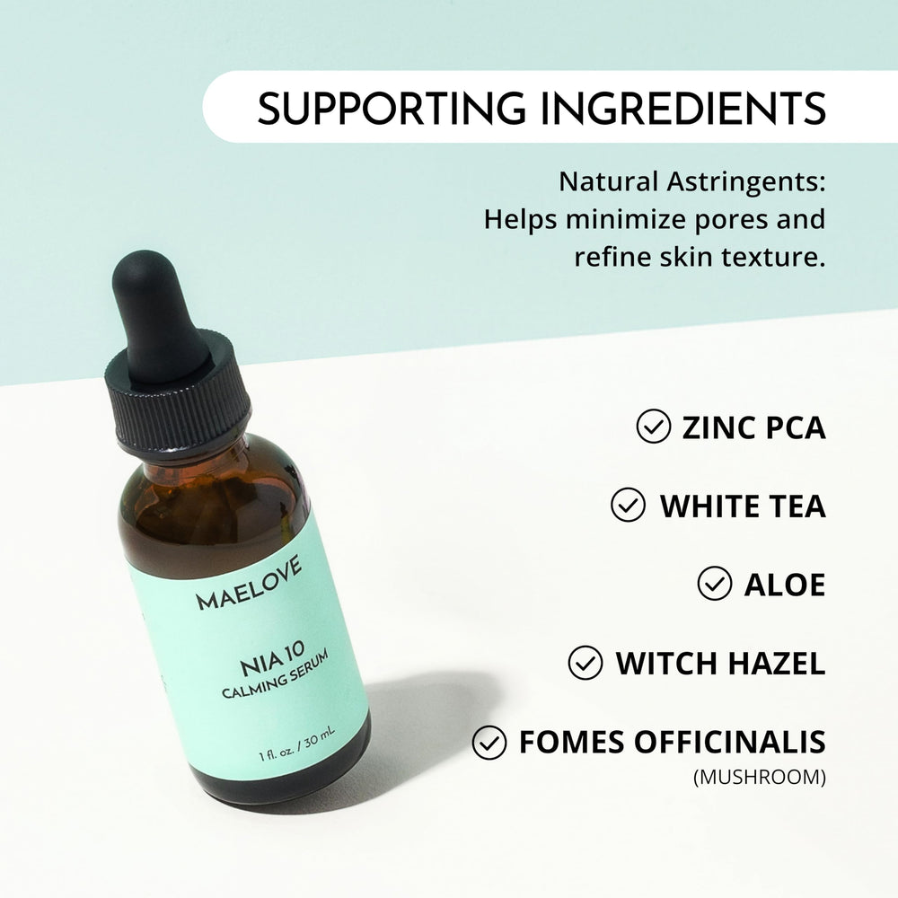 Sérum Maelove NIA 10 utilisé le matin dans la routine