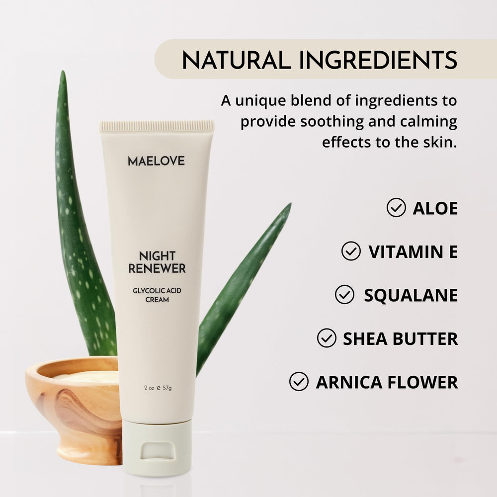 MAELOVE Night Renewer – emballage fabriqué aux États‑Unis