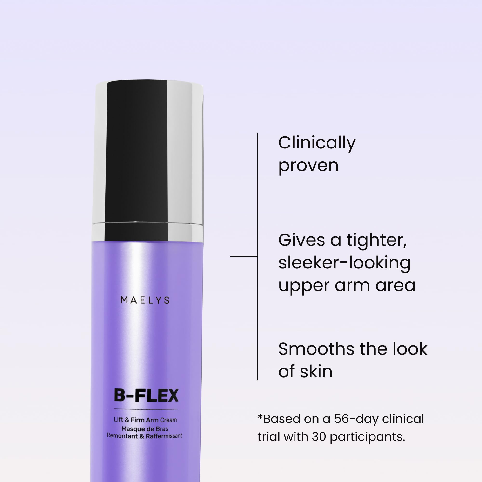 Texture onctueuse de la crème Maëlys B-Flex qui pénètre sans lourdeur