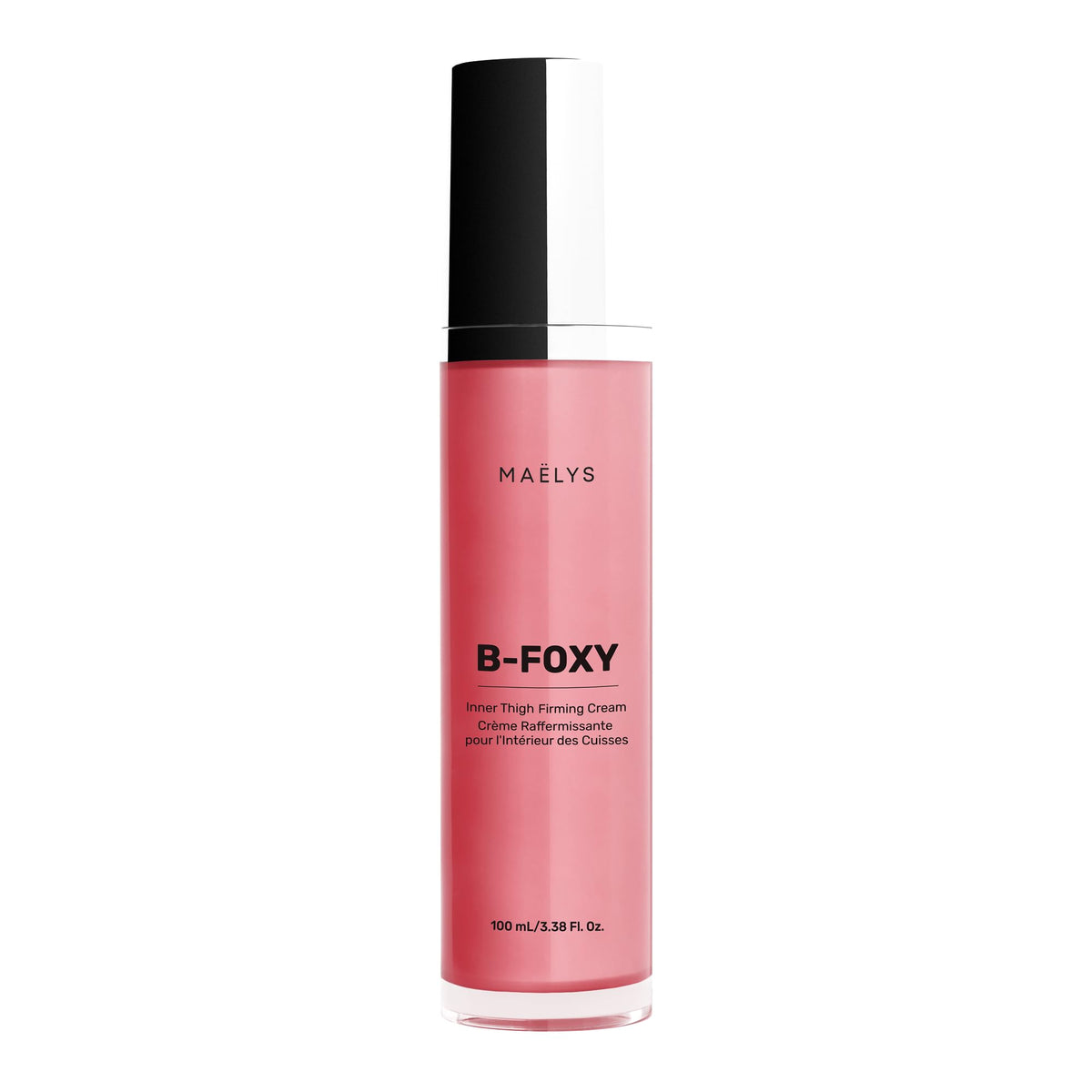 MAËLYS B-FOXY crème raffermissante pour cuisse interne, texture satinée après application.