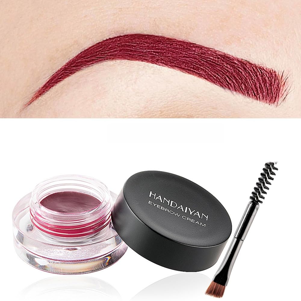 Palette MAEPEOR de 12 teintes pour sourcils, pour looks naturels ou audacieux.