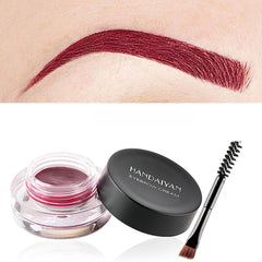 Palette MAEPEOR de 12 teintes pour sourcils, pour looks naturels ou audacieux.