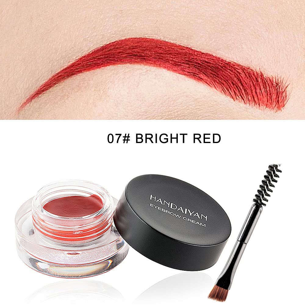 MAEPEOR pomade sourcils couleur 07 Rouge vif pour une teinte vive et durable.