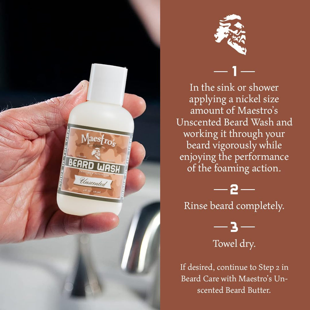 Maestro's Classic Coffret soin barbe, idéal pour offrir.