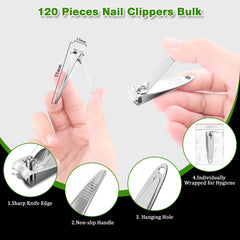 MAGDIY ciseaux à ongles en acier inoxydable, prise ergonomique et durable