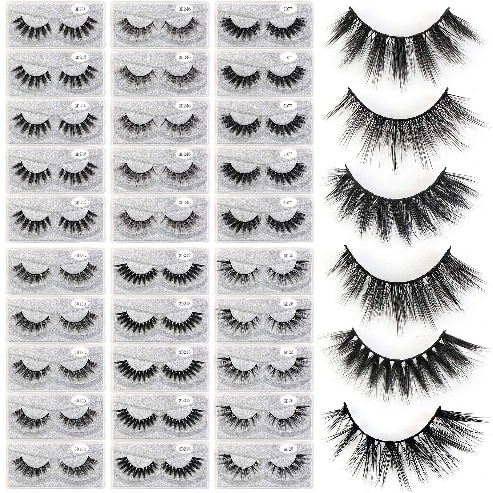 Cils MAGEFY en fibre 16mm naturel pour un regard discret et élégant.