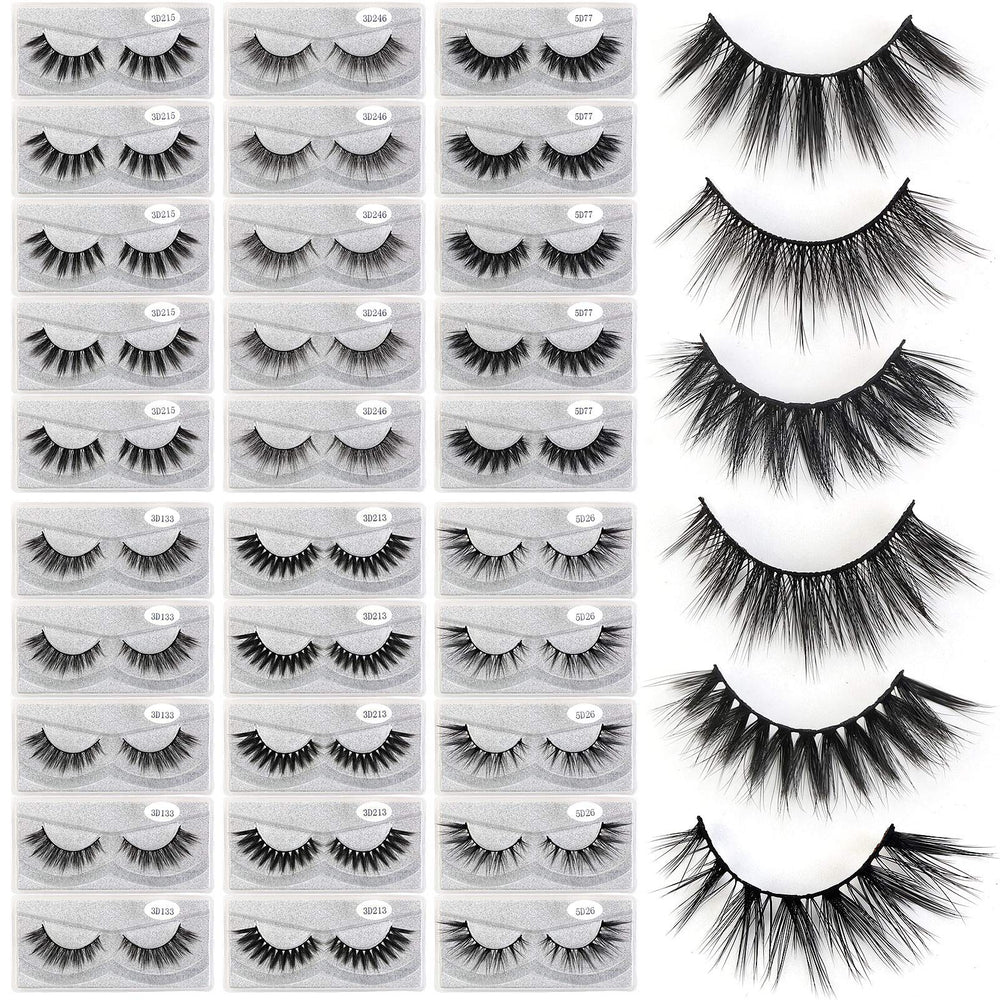 Cils MAGEFY en fibre 16mm naturel pour un regard discret et élégant.