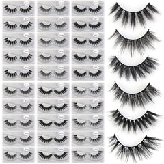 Cils MAGEFY en fibre 16mm naturel pour un regard discret et élégant.