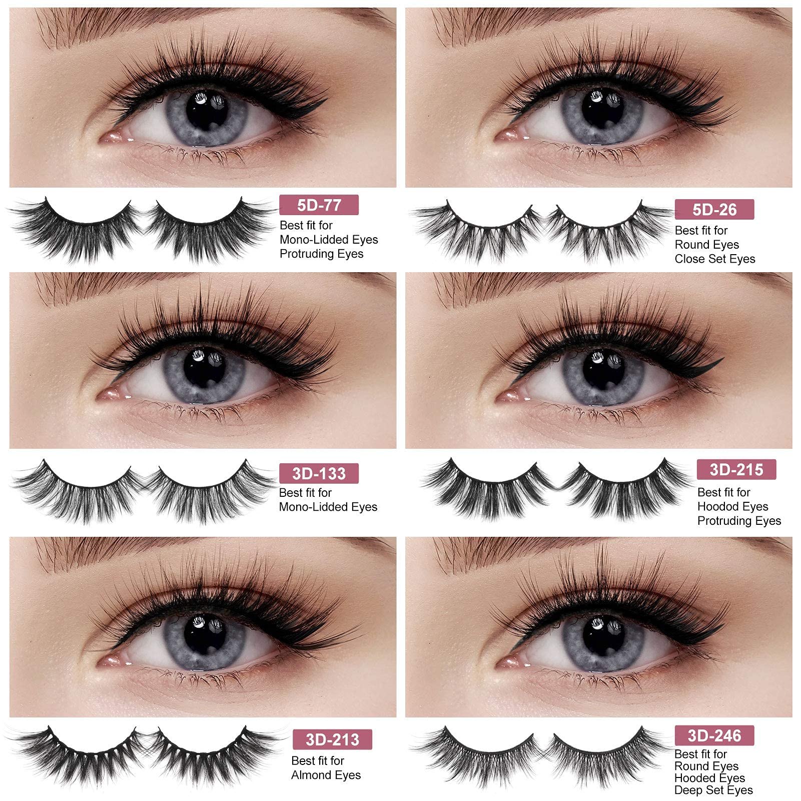 Cils MAGEFY 16mm subtil pour un look frais et léger.
