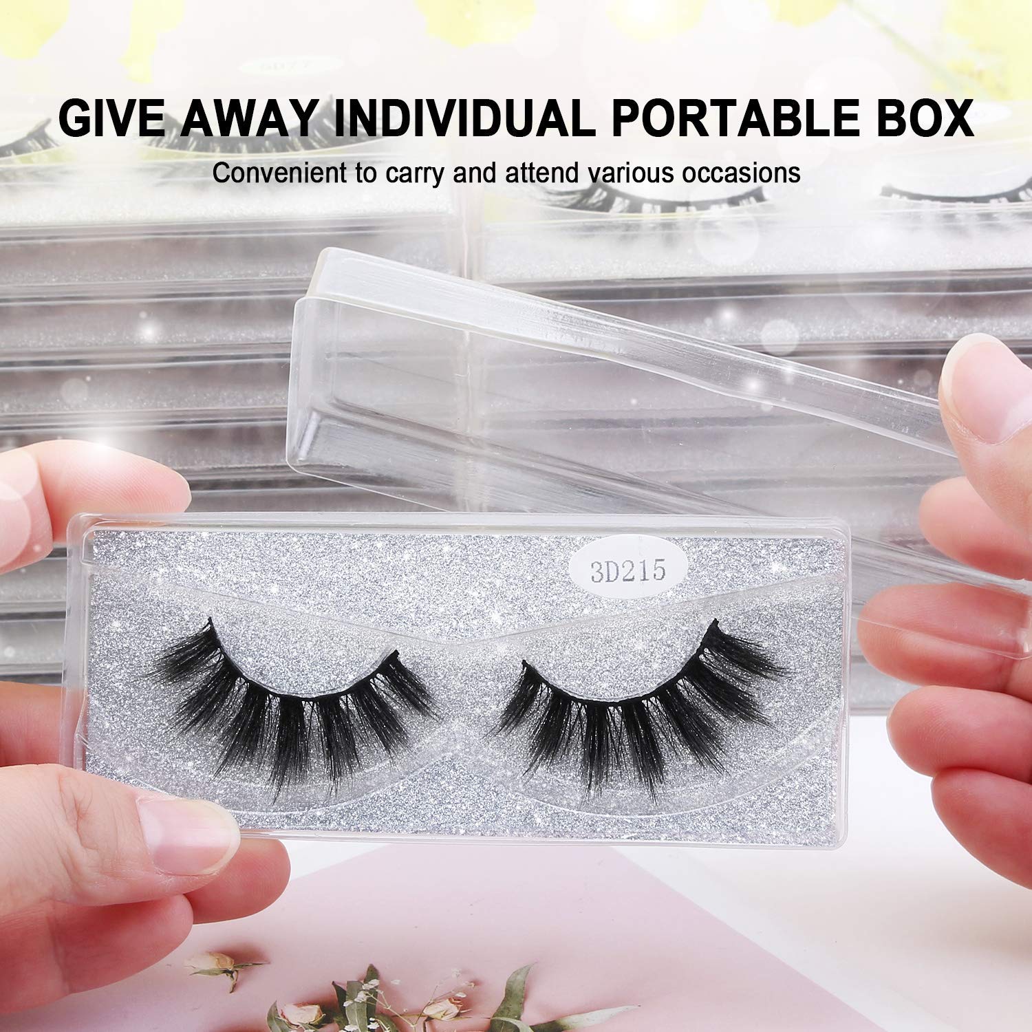 Cils MAGEFY 18mm plein volume pour un effet glamour.