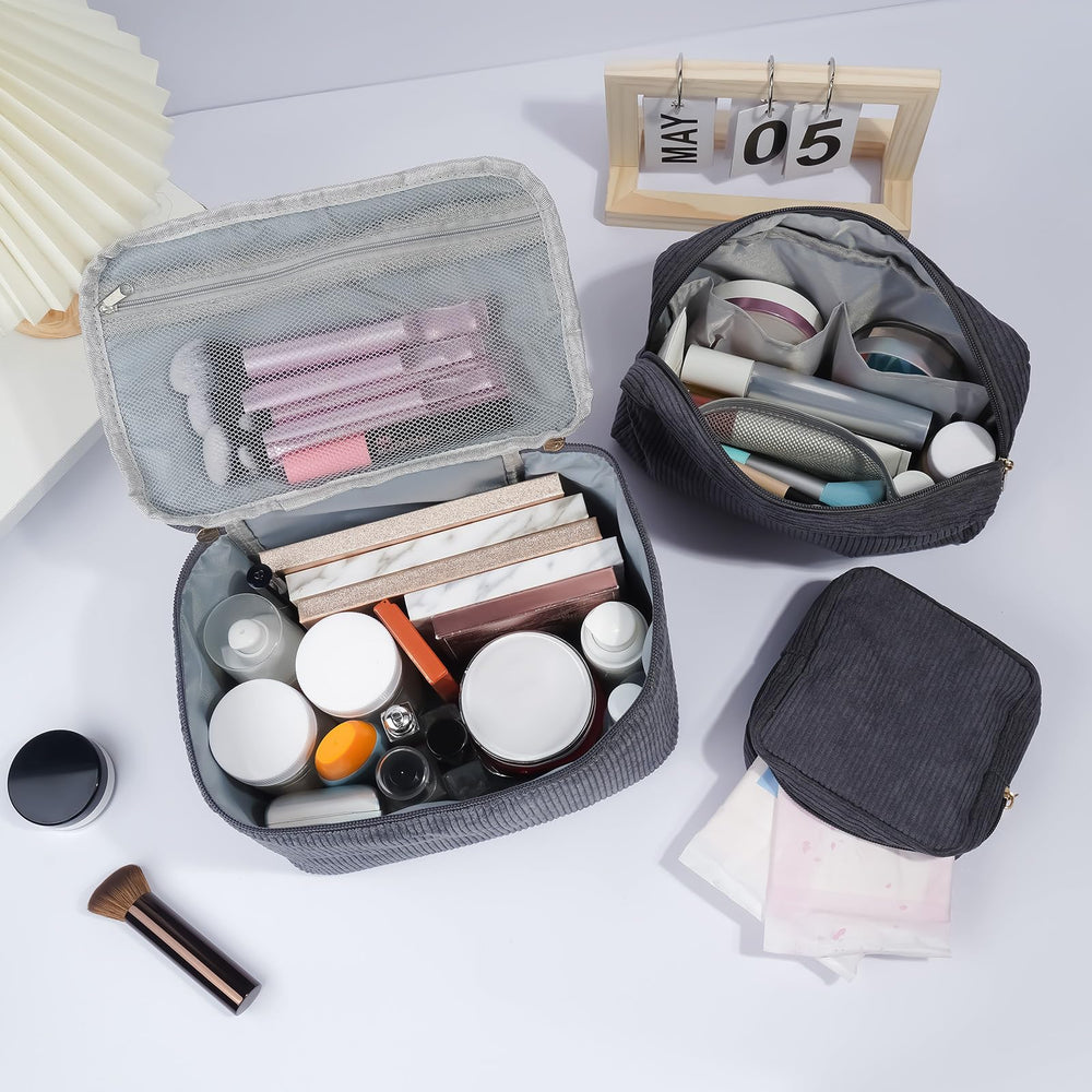 Fermeture zip robuste Magefy protège vos produits en voyage.