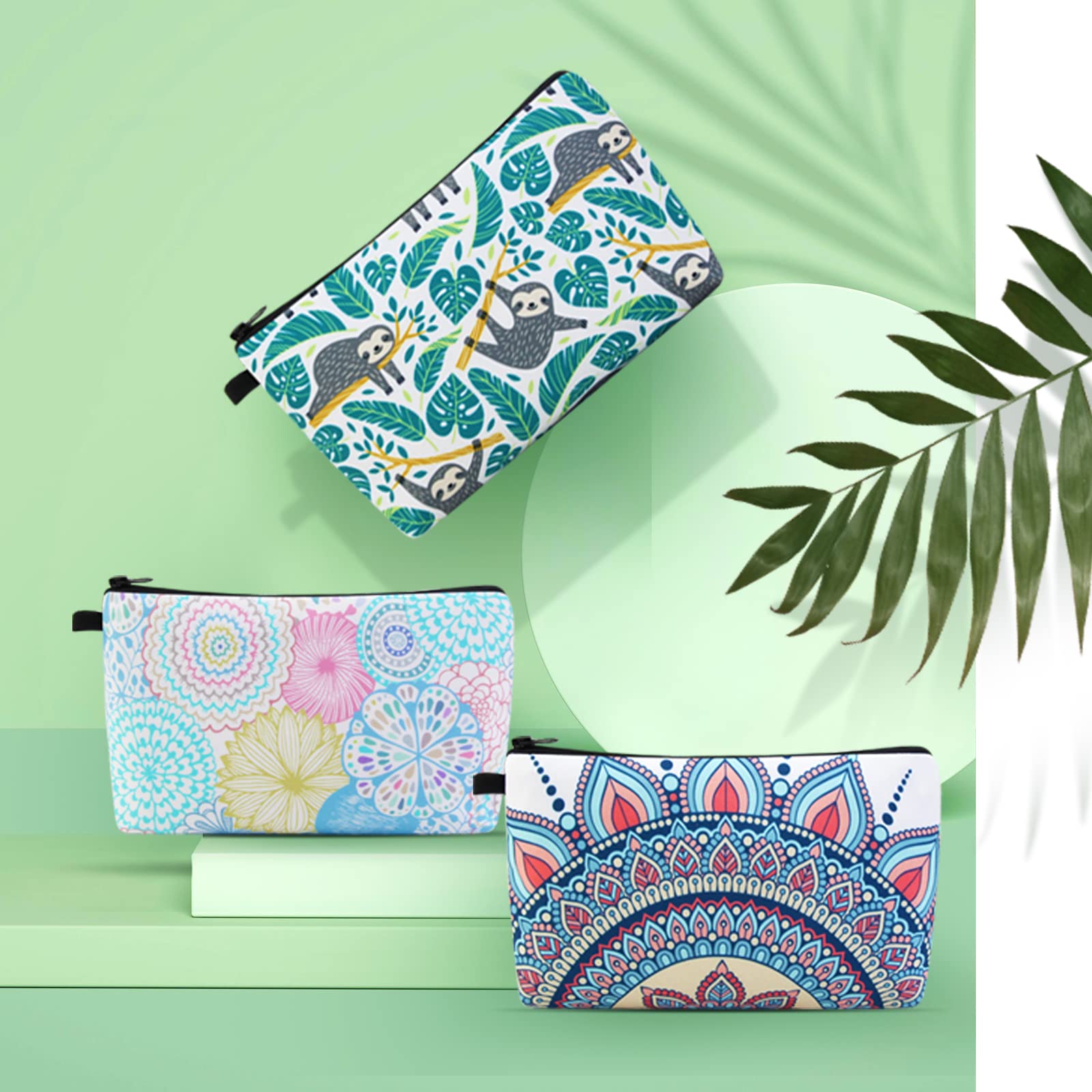 Trousse MAGEFY paresseux, motif adorable pour organiser vos cosmétiques.