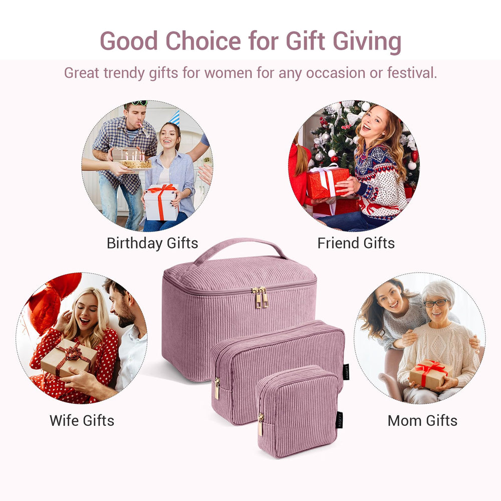 Finition soignée et couture résistante sur la trousse MAGEFY rose, compagnon pratique pour sacs et sorties.