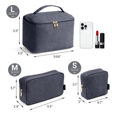 Magefy grande trousse maquillage offre une grande capacité.