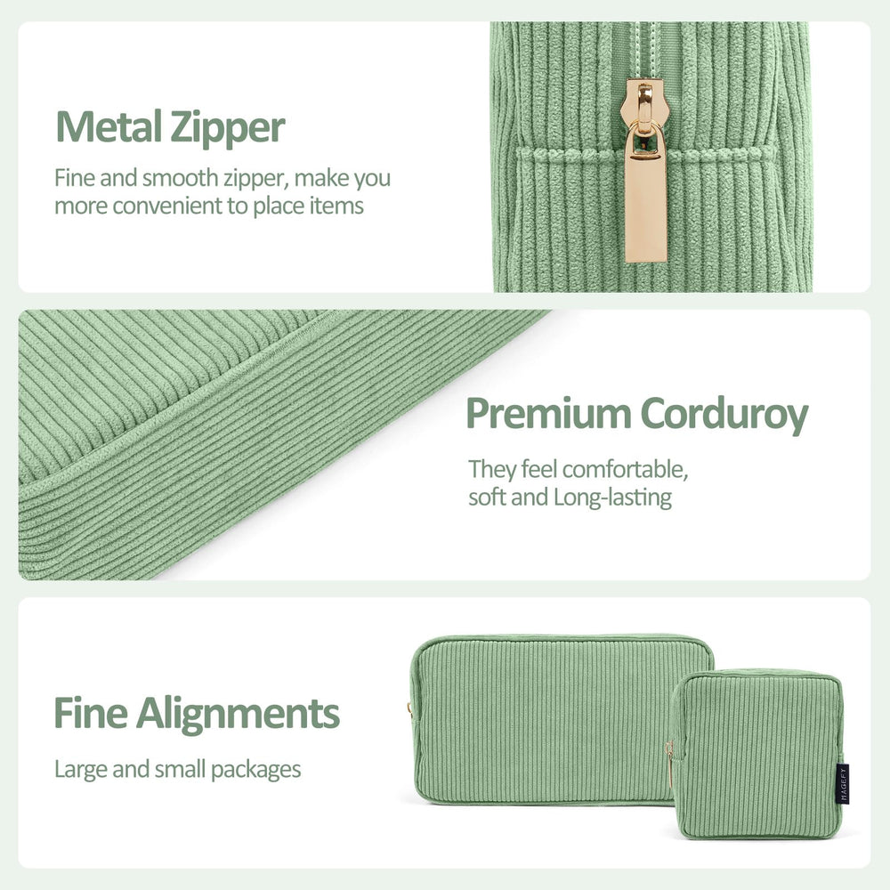 Trousse maquillage légère et portable MAGEFY, idéale en voyage.
