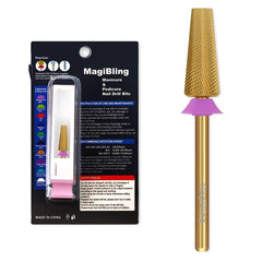 MagiBling : Fraise pour ongles, coupe croisée et précision pour ongles courts.