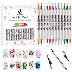 Magic Armor ensemble 12 couleurs pour dessins precis sur ongles