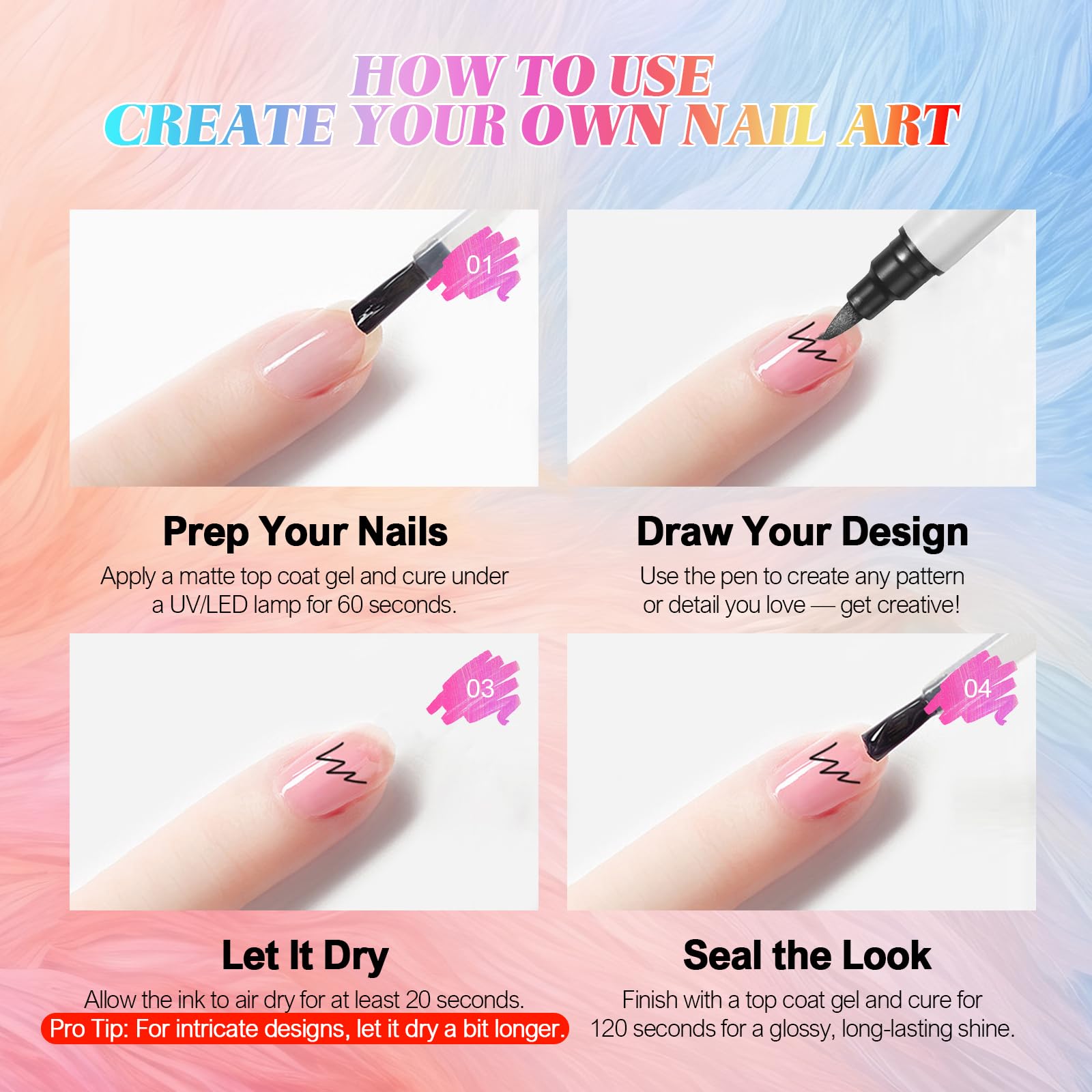 Magic Armor stylo art ongles portable et leger pour deplacements